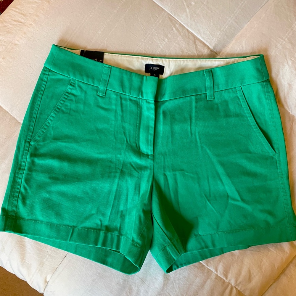 J. Crew Women's Bright Green Shorts